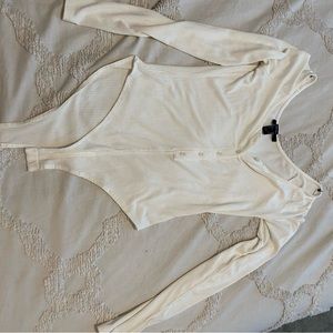Forever 21 medium white body suit